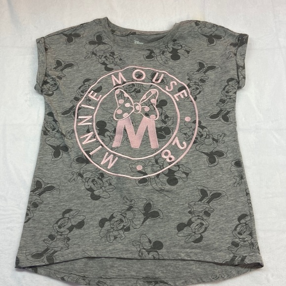 Disney Minnie Mouse Graphic Tee L (10-12) NWOT - Picture 1 of 8